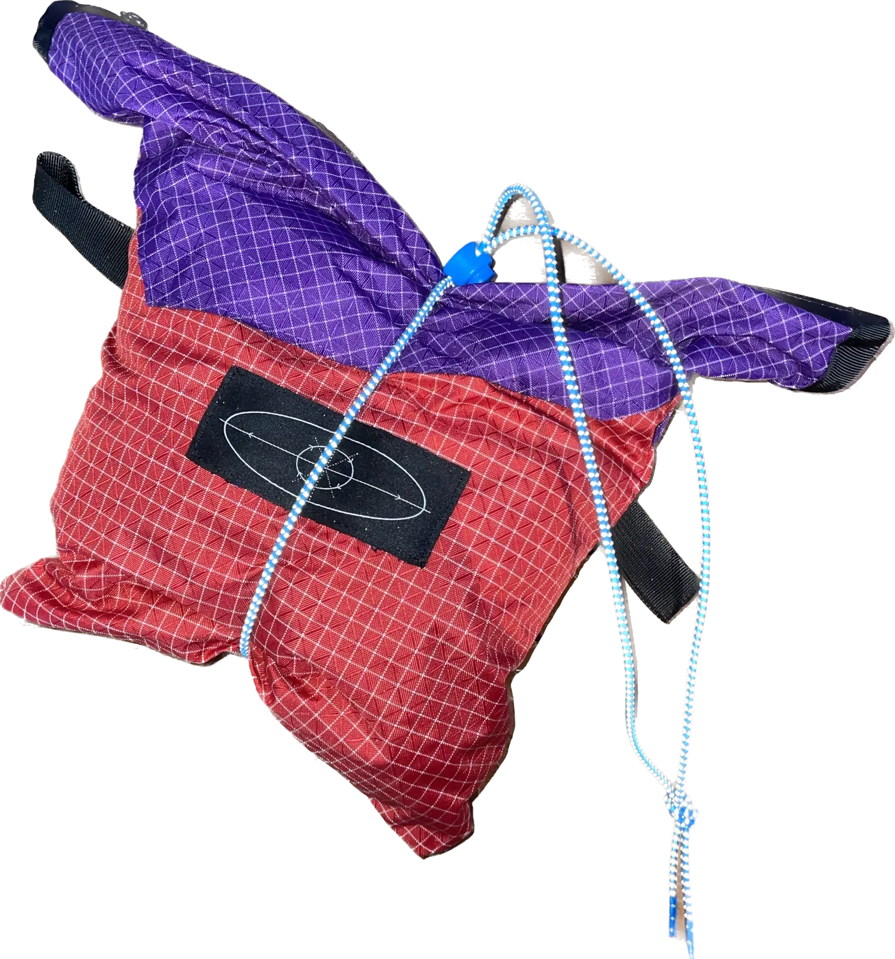 borsa viola e rossa spooky