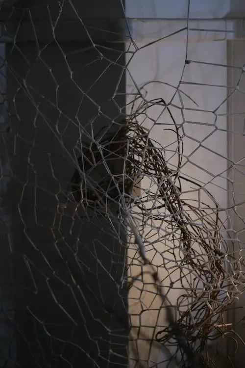 NBTWN, Milano — dettaglio dell'intreccio con i rami